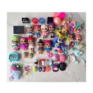 LOL Surprise Doll Lot with Pets Accessories Clothes Bottles and Lil Sisters